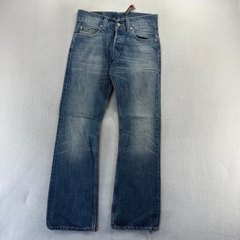 Levis Jeans Mens 29x32 Blue 512 Slim Bootcut Denim Dark y2k Honeycomb Whisker